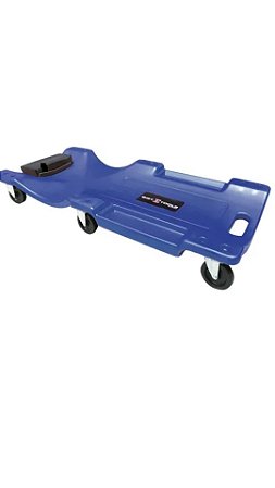 ESTEIRA P/ MECANICO COM ENCOSTO AZUL 150kg - 0699990001