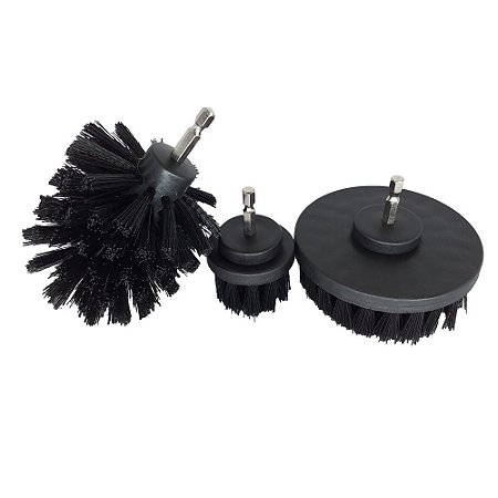 ESCOVAS AGRESSIVAS DE LIMPEZA PARA FURADEIRA KIT COM 3 PCS - 0752013958 - SIGMA TOOLS