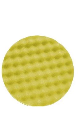 BOINA ESPUMA WAFFLE 5 AMARELA 80  CORTE MEDIO PARA VELCRO - 0752013684 - SIGMA TOOLS