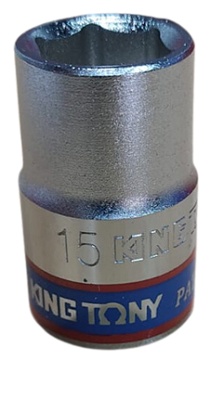 SOQUETE SEXTAVADO 15MM X 1/2 - 433515M- KING TONY