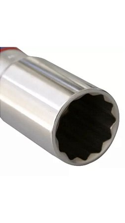 SOQUETE ESTRIADO LONGO 26MM X 1/2 - 423026M - KING TONY