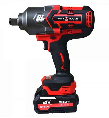 CHAVE DE IMPACTO 3/4 À BATERIA 1.500NM 21V 4AH LIION 2 BAT BRUSHLESS - SGT-7510 - SIGMA TOOLS