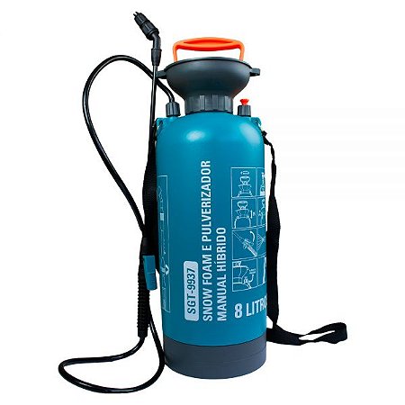 SNOW FOAM E PULVERIZADOR MANUAL HIBRIDO 8L - SGT9937 - SIGMA TOOLS