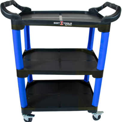 CARRINHO 3 BANDEJAS AZUL - 0699990062 - SIGMA TOOLS