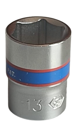 SOQUETE SEXTAVADO 13MM X 1/4 - 233513M - KING TONY