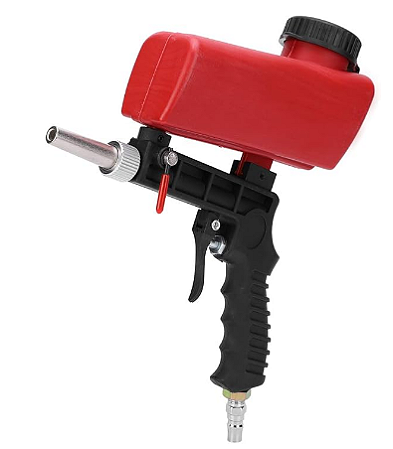 PISTOLA PNEUMÁTICA JATEAMENTO JATO DE AREIA 600ML - AREIA-14 - JAX