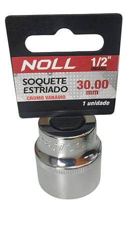 SOQUETE ESTRIADO 30MM X 1/2 - 405,0037 - NOLL