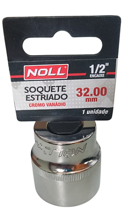 SOQUETE ESTRIADO 32MM X 1/2 - 405,0038 - NOLL