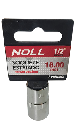 SOQUETE ESTRIADO 16MM X 1/2 - 405,0028 - NOLL