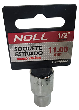 SOQUETE ESTRIADO 11MM X 1/2 - 405,0023 - NOLL