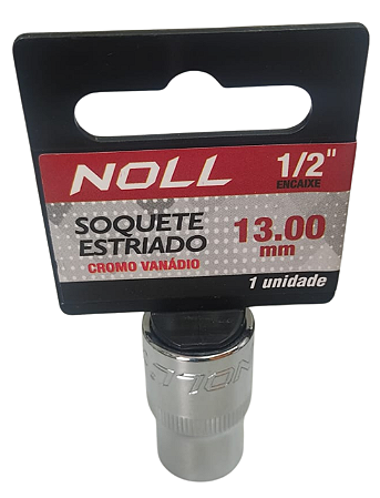 SOQUETE ESTRIADO 13MM X 1/2 - 405,0025 - NOLL