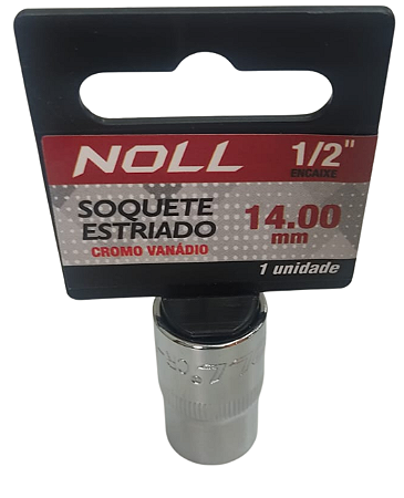 SOQUETE ESTRIADO 14MM X 1/2 - 405,0026 - NOLL