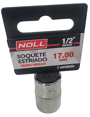 SOQUETE ESTRIADO 17MM X 1/2 - 405,0029 - NOLL