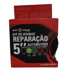 KIT 5 BOINAS 5" REPARACAO AUTOMOTIVA - 0752013745 - SIGMA TOOLS