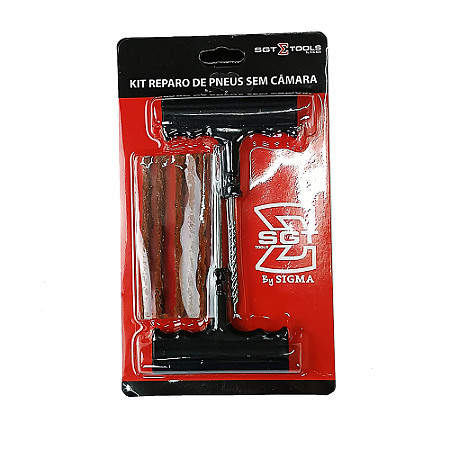 KIT REPARO DE PNEUS SEM CAMARA - 0613010110 - SIGMA TOOLS