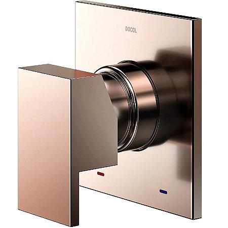 Acabamento Mono. Para Docol Chuveiro New Edge/Minima Cobre Polido