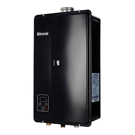 Aquecedor de Água a Gás 32,5L E-33 Black Rinnai
