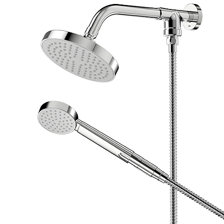 Chuveiro Redondo Eden 150mm com Desviador Cromado Docol