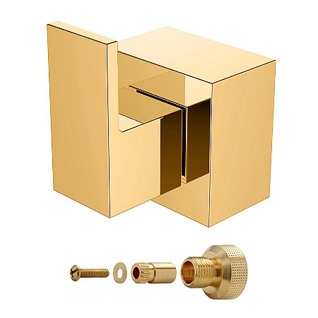 Kit Acabamento De Registro Gold LX1004G Com Conversor Docol Lexxa