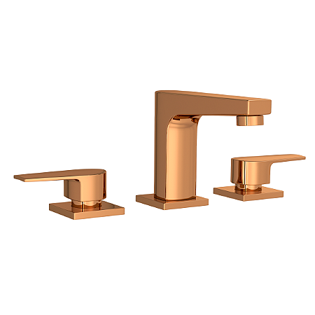 Misturador Duplo Comando Banheiro Bica Baixa Red Gold (Level Deca)