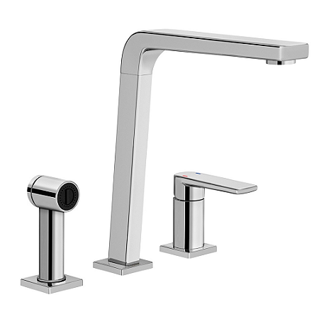 Misturador Monocomando Cozinha Com Ducha Cromado (Docol Bristo)