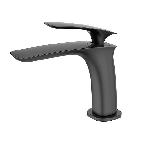 Misturador Monocomando Banheiro Bica Baixa Preto Fosco (LX6116B Lexxa)