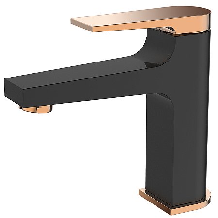 Misturador Monocomando Banheiro Bica Baixa Preto Fosco (LX5406G Lexxa)