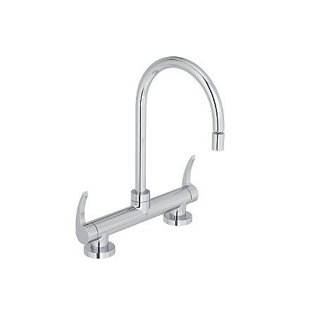 Misturador Gourmet Duplo Comando Bica Alta Cromado (Fast - Deca)