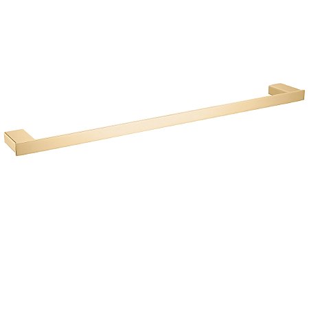 Porta Toalha Dourado 60cm Acabamento Gold Lexxa
