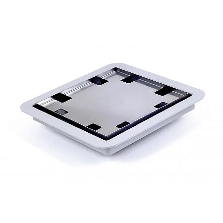Ralo Linear Square Tampa Oculta 15x15cm - Linear