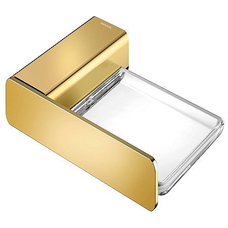 Saboneteira Para Banheiro Ouro Polido (Docol Flat)
