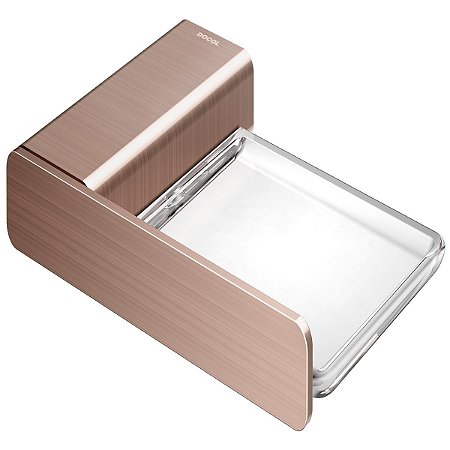 Saboneteira Docol Flat Cobre Escovado Docol