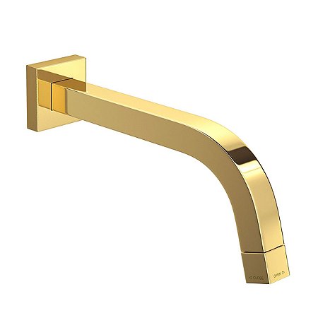 Torneira De Parede Para Banheiro Ouro Polido (Tube - Deca)