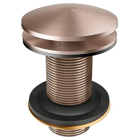 Válvula De Escoamento Cobre Escovado (Docol Click-Clack)