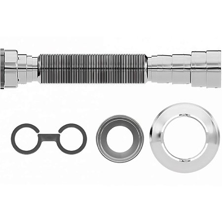 Sifão Tubo Extensivo Universal Crom C/Porca - Blukit Ind. Plásticos