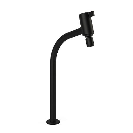 Torneira Banheiro Bica Alta Preto Fosco (Color Ice Perflex)