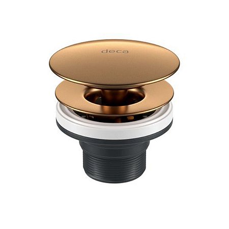 Válvula Escoamento Luxo P/Lavatório/Cuba/Bidê Gold Matte - Deca