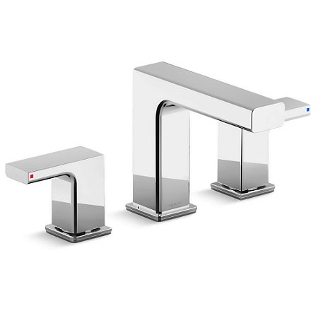 Misturador Para Banheiro Cromado Strayt Kohler 37331BR-4-CP