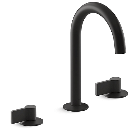 Misturador Kohler Black Matte Lavatório Bica Tube Lever