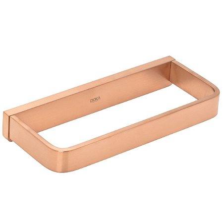 Doka Toalheiro Retangular Rainbow Brushed Rose Gold DK5027BRG