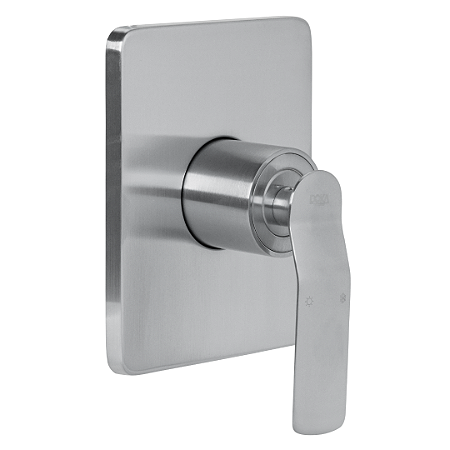 Doka Acabamento Monocomando para Ducha e Chuveiro Brushed Nickel DK5018BN
