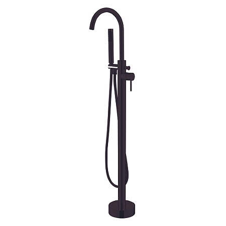 Immersi Misturador de Piso para Banheira com Ducha Manual Amazon Matt Black IM2002MB