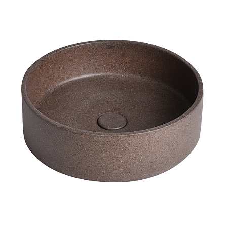 Doka Cuba de Apoio Redonda Dark Red Terrazzo Geostone - DK5042DR