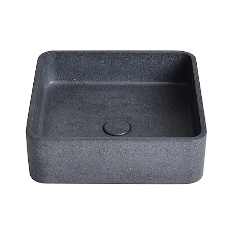 Doka Cuba de Apoio Quadrada Dark Blue Terrazzo Geostone - DK5040DB