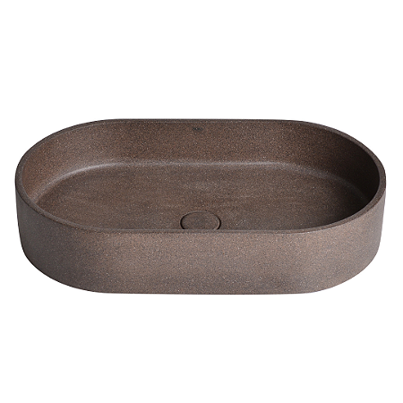 Doka Cuba de Apoio Oval Dark Red Terrazzo - DK5041DR