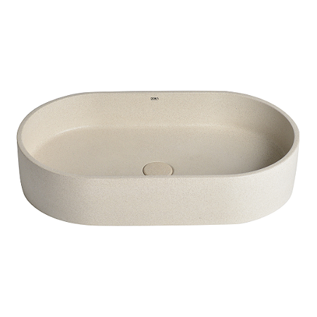 Doka Cuba de Apoio Oval Off White Terrazzo - DK5041OW