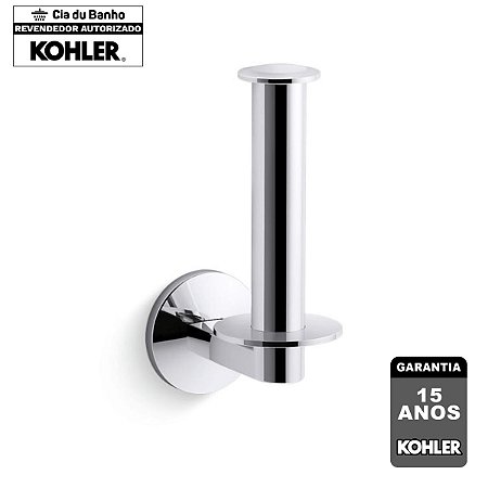 Papeleira Vertical De Parede Cromada Components Kohler