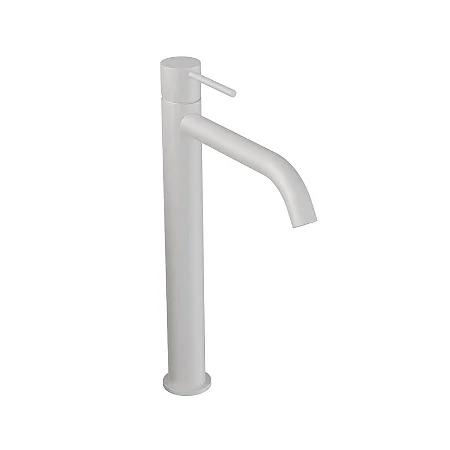 Torneira Fria de Bancada para Lavatório 223mm Loop Matt White