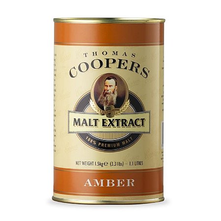 Extrato de malte sem lúpulo Coopers Amber
