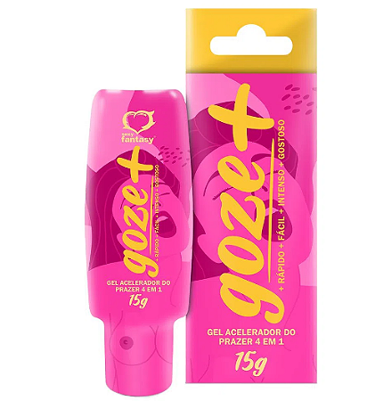 GOZE + ACELERADOR DO PRAZER 4 EM 1 15G SEXY FANTASY